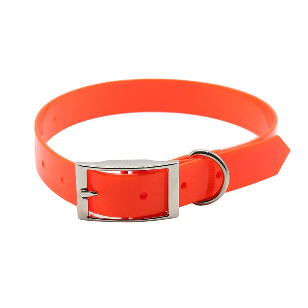 New Fashion Pet Dog Collar High Quality TPU + Nylon Waterproof Deodorant Resistant Dirt Easy Clean Collars 7 Colors Pet Supplies 