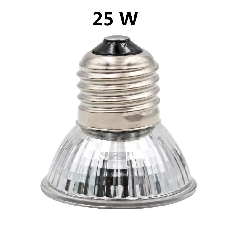 E27 Reptile Basking Lamp, 25/50/75W Options