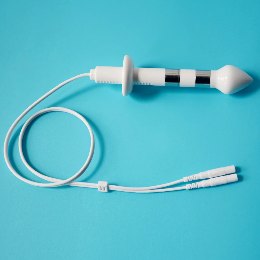 Anal Electrode Probe for Compatible TENS/EMS Units, 2 mm Sockets