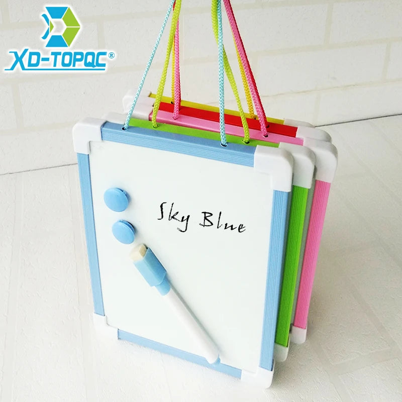 Mini Hanging Dry-Erase Board with Coloured Frame