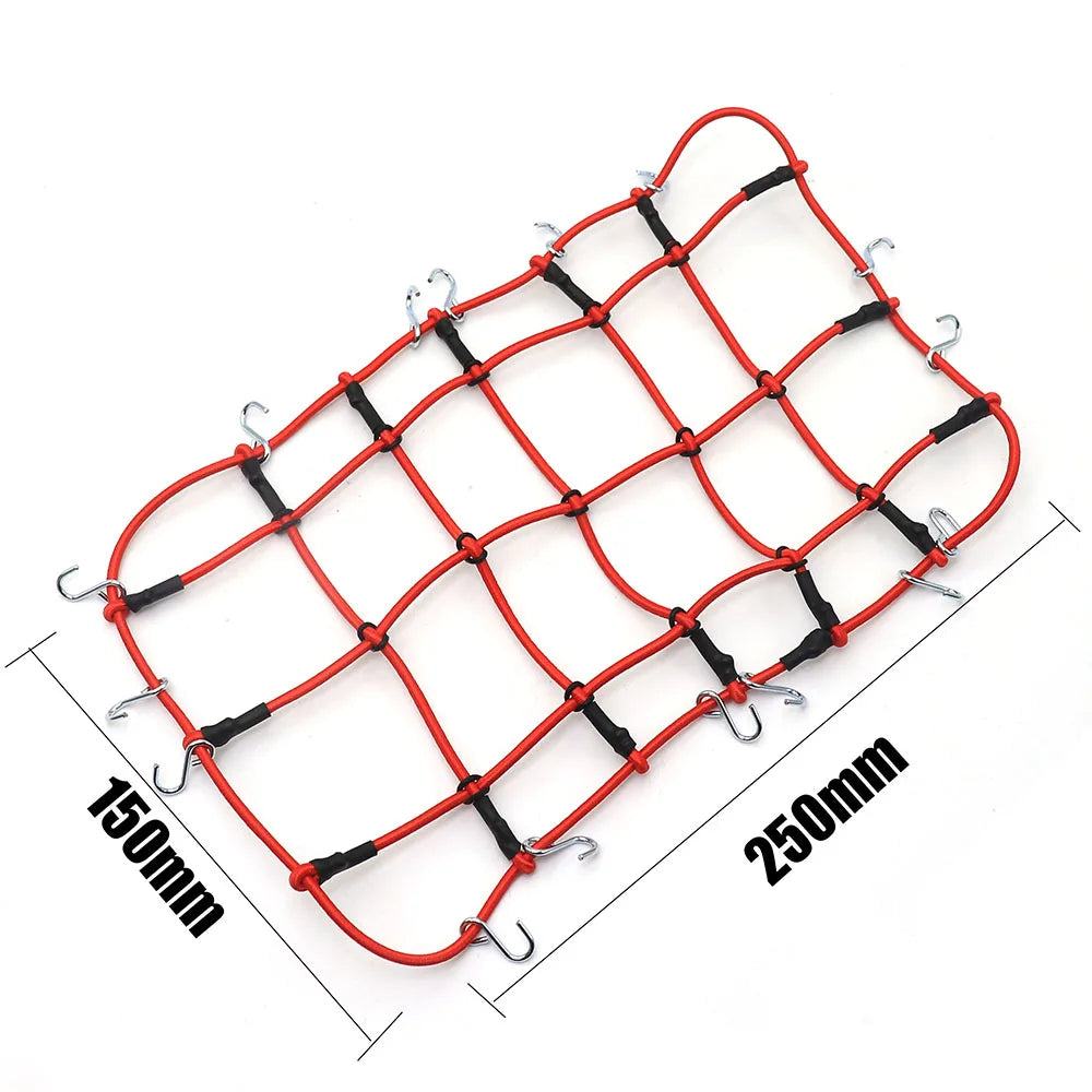 Accessori per auto RC 6 colori Rete elastica per bagagli per 1/10 RC crawler Scx10 90046 Tamiya c001 D90 Trax Trx4 Yikong Rgt