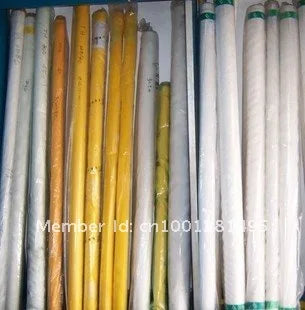 Gul polyester-skrifthunbsnet, 1 m × 127 cm