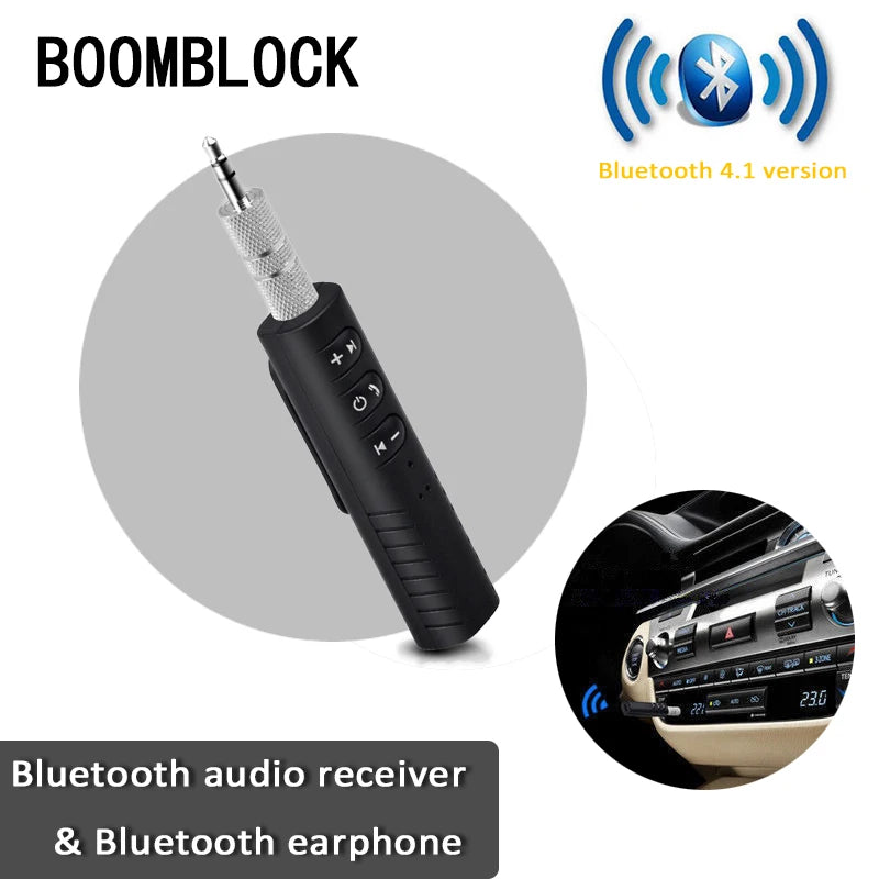 Bluetooth AUX Audio Receiver with 3.5mm Adapter