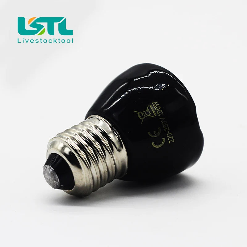 Ceramic Heat Emitter Bulb, 25-100 W, No Light Output