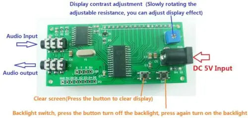 MT8870 DTMF-dekoder-modul med LCD