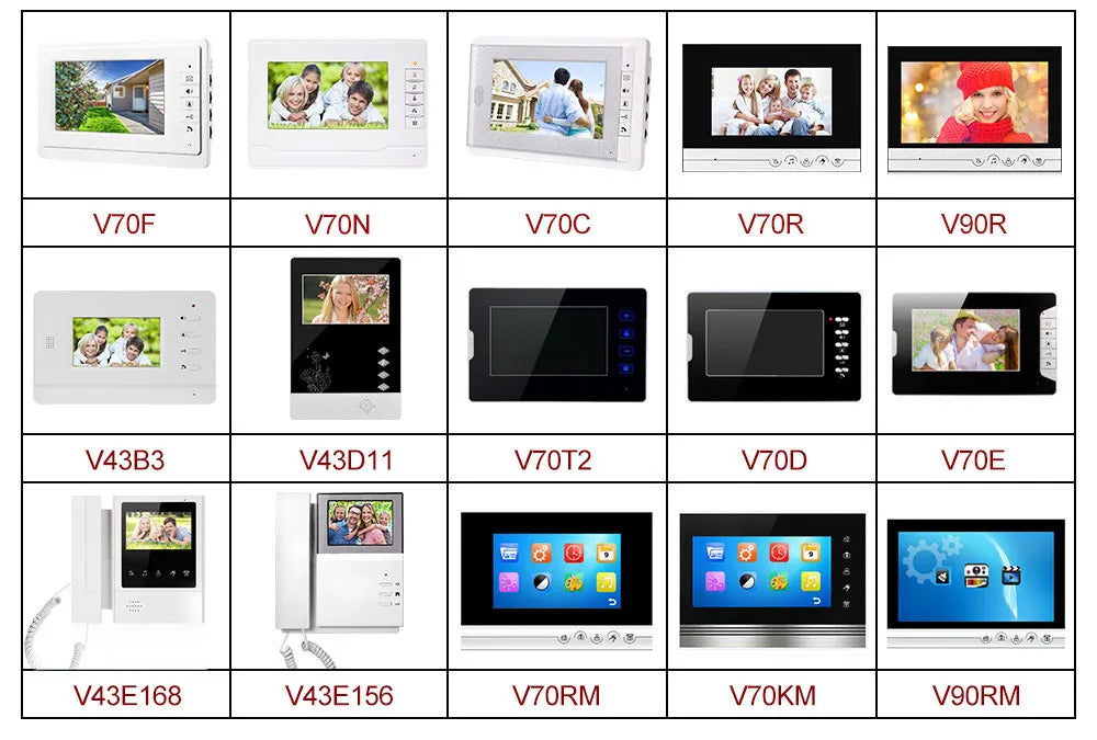2023 olcsó video ajtótelefon vezetékes intercom rendszer kültéri kamerás ajtócsengő 700TVL IR éjjellátás vízálló otthonhoz és lakáshoz