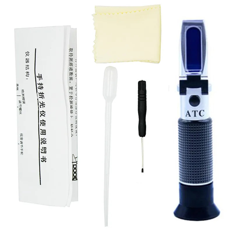 Dual-Scale Brix and Salinity Refractometer