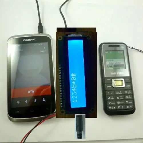 MT8870 DTMF-dekoder-modul med LCD