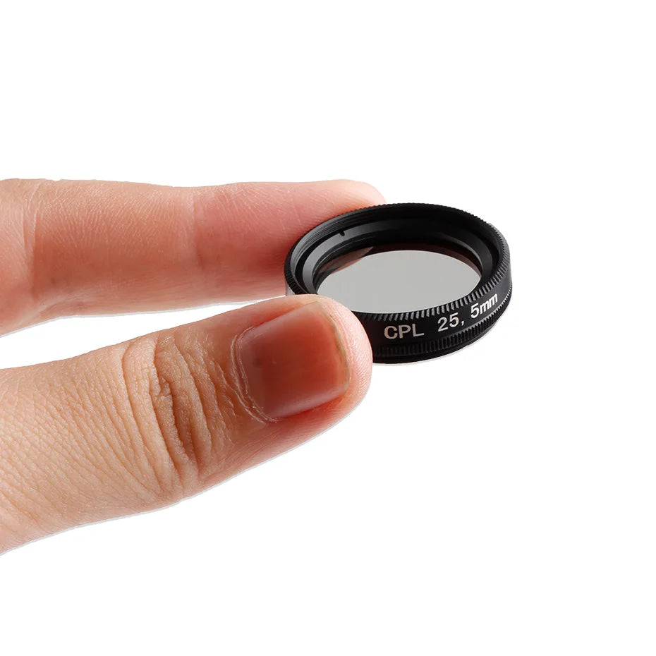 Filtru de obiectiv circular mic-diametru pentru polarizare