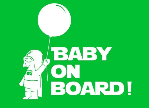 Decalcomania del veicolo "bambino a bordo".