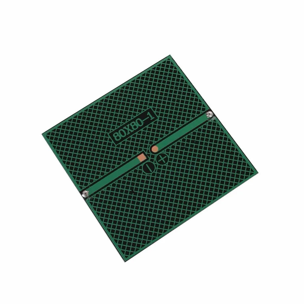 ALLMEJORES Small Size Epoxy 5V Solar Panel 0.9W 80mm X 80mm Polycrystalline Solar Cell Module DIY Sun Power Charger LED Light