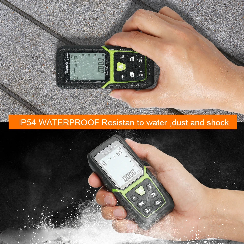 Rechargeable Laser Distance Meter with Angle Sensor