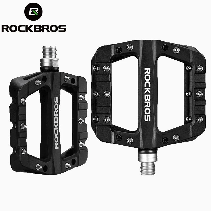 Ultralight Bike Pedals with Sealed Bearings and Wide Anti-Slip Platform