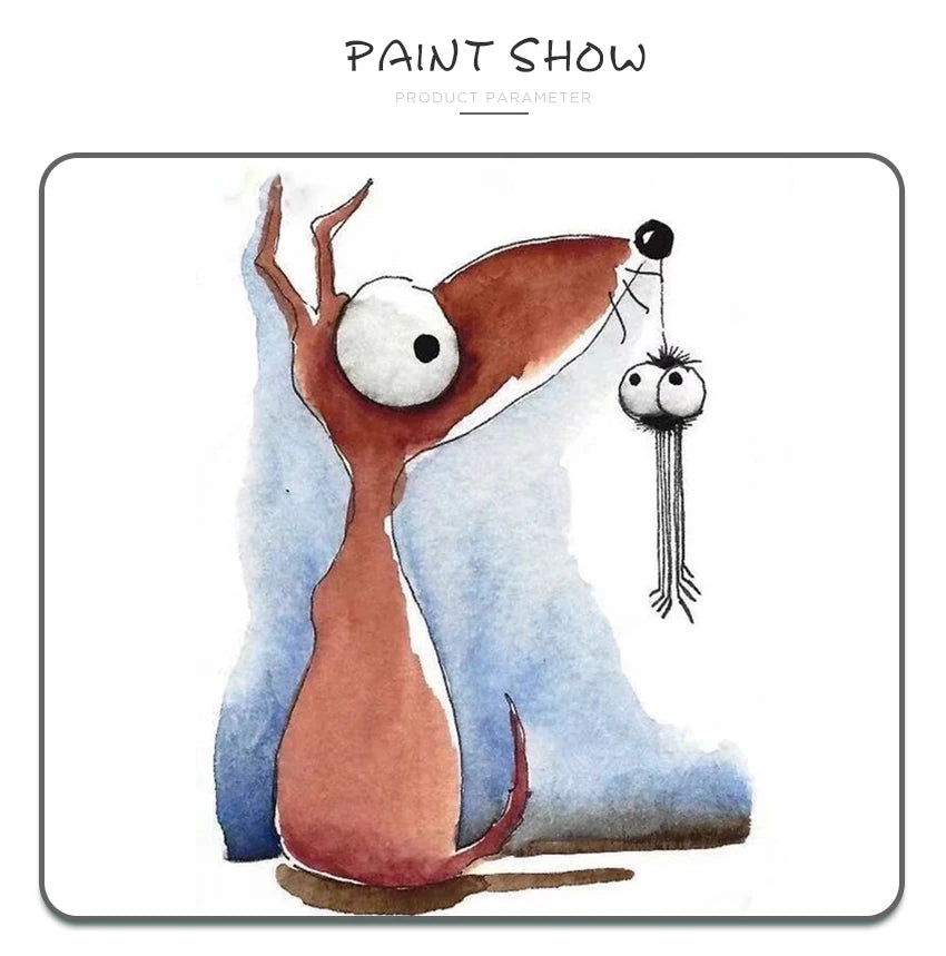 Umělecký ručně malovaný akvarelový štětcový pero