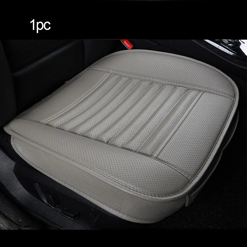 SEAMETAL Leather Seat Covers Car Cushion Four Seasons Automobiles Seat Cover Universal Pad Mats Protector for Car Seat