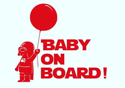 Decalcomania del veicolo "bambino a bordo".