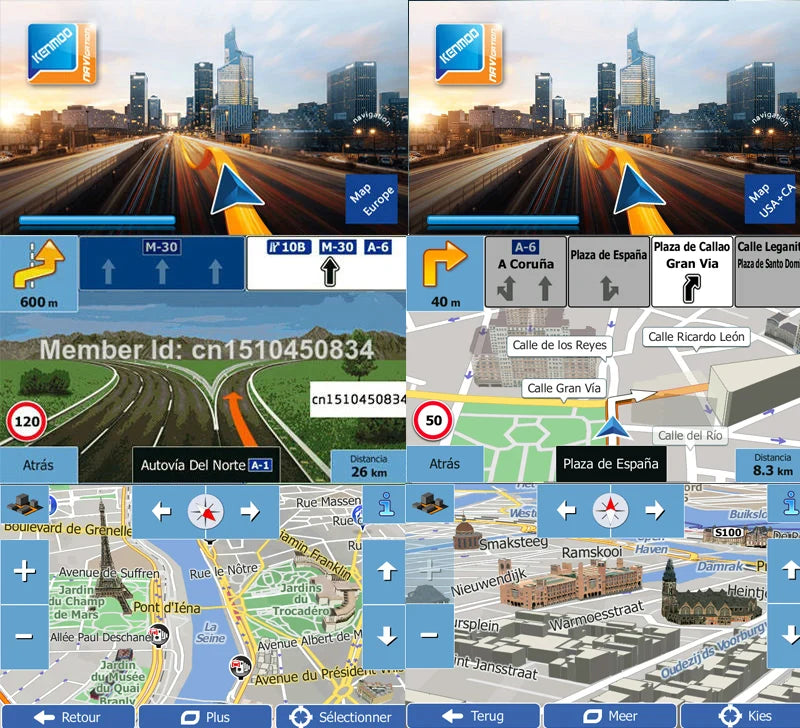 7 Inch HD GPS Navigation Device with 2026 Maps