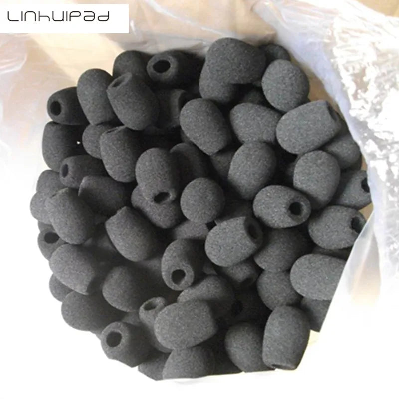 10-Pack 8mm Headset Microphone Foam Covers