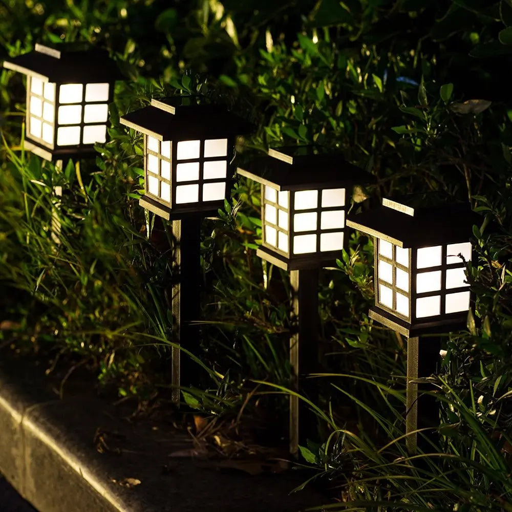 Solar LED Pathway Lights with Ground Stake, IP44, Auto On