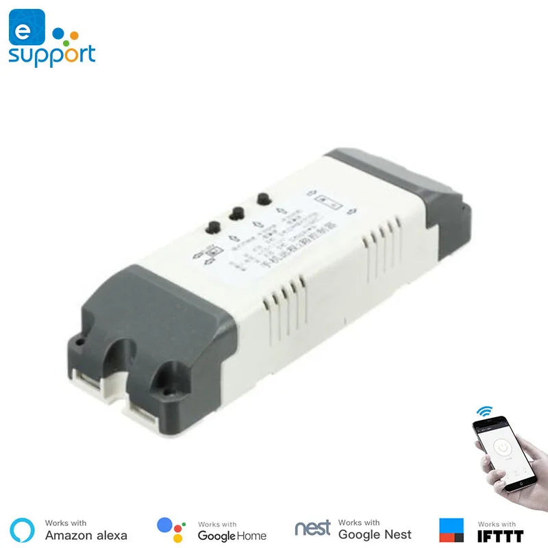 Módulo de interruptor de relé Wi-Fi de dois canais eWeLink