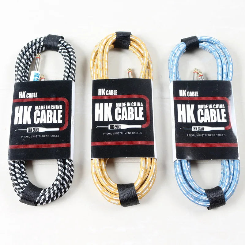 Shielded 6.35mm Instrument Cable, 3m, 5m or 10m