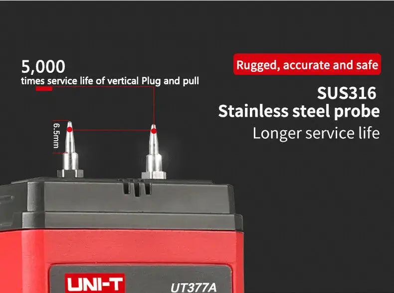 UNI-T UT377A Wood Moisture Meter Digital Hygrometer Humidity Tester For Wood Data Hold Spy-shop.com