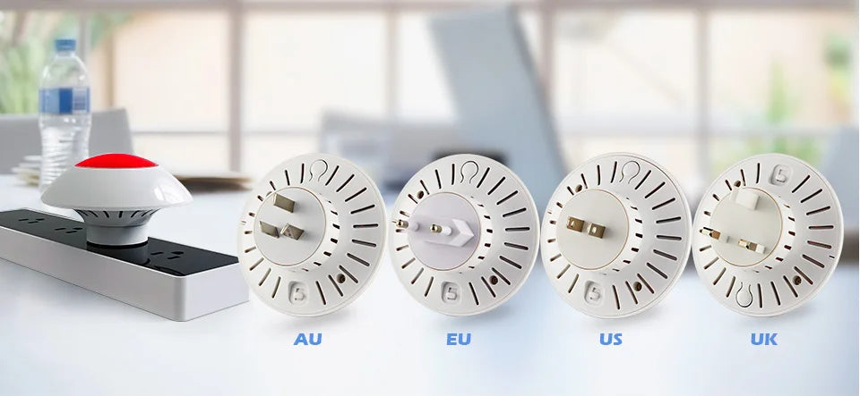 Wireless Indoor Siren Alarm Horn with Strobe Light