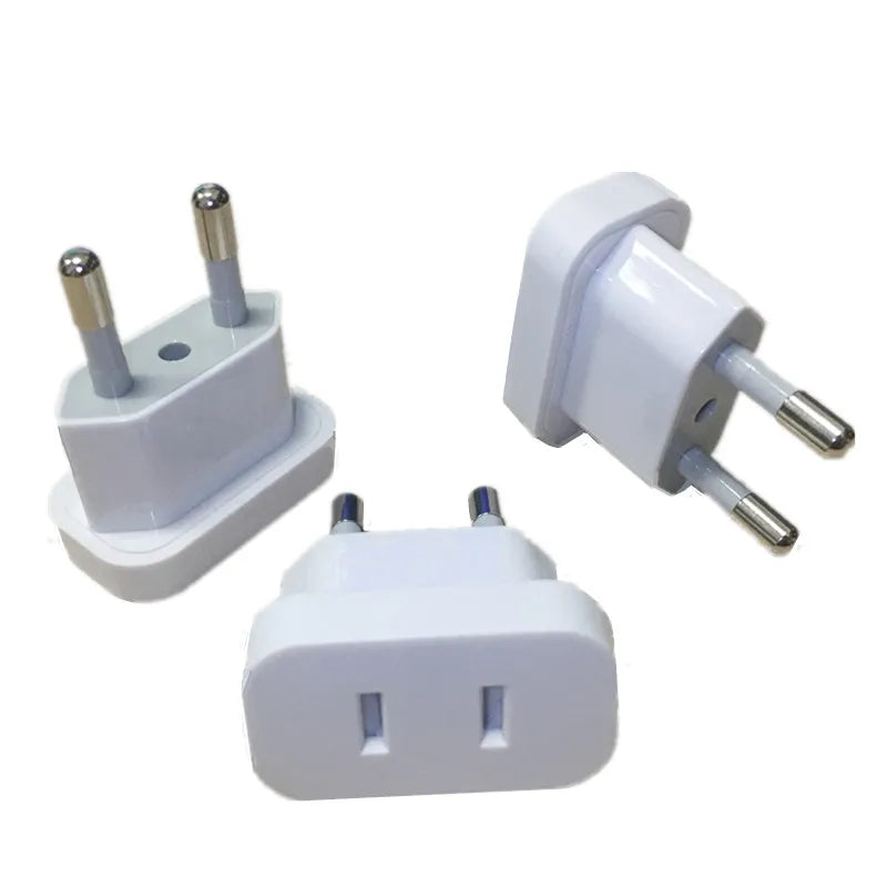 1pcs Power Plug Adapter US To EU Euro Europe Plug Power Plug Converter Travel Adapter US to EU Adapter Electrical Socket 