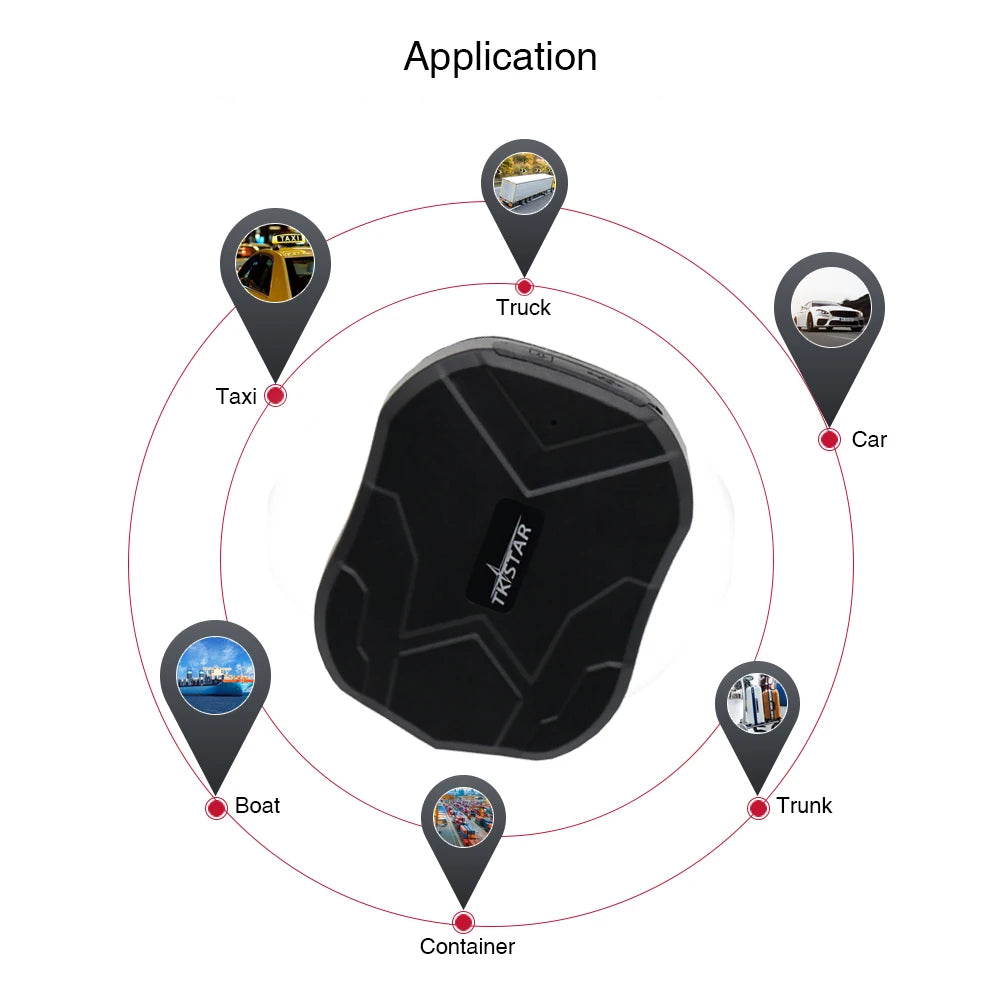 Rastreador GPS para coche con larga duración en espera y montaje magnético para uso oculto fácil