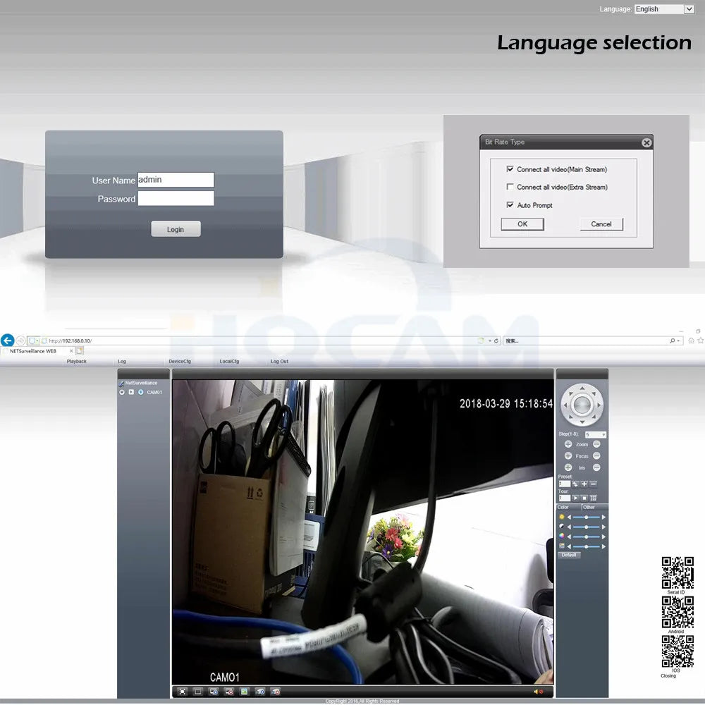 Audio POE Night Vision Mini IP Camera