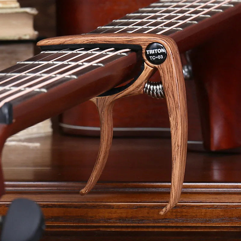 Quick-Change Guitar Capo with Silicone Padding