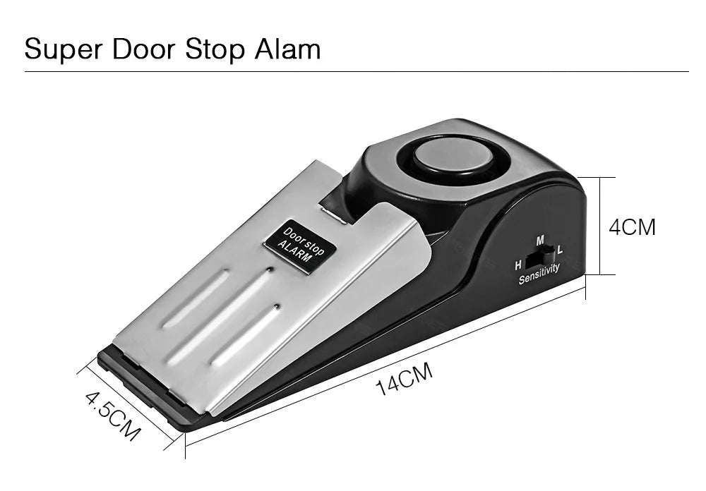 Gadget d'arrêt de porte à pression - 120 dB