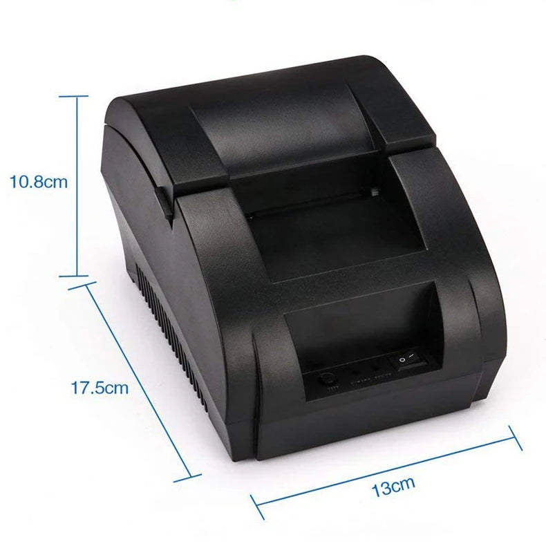  Impresora térmica de recibos de 58 mm y opciones de papel