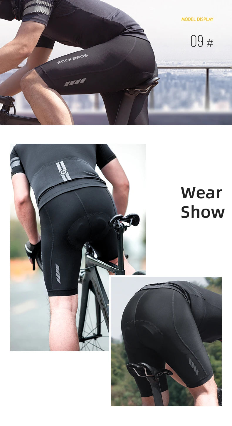 Cycling Shorts with 3D Gel Pad Breathable Quick-Dry Bike Tights