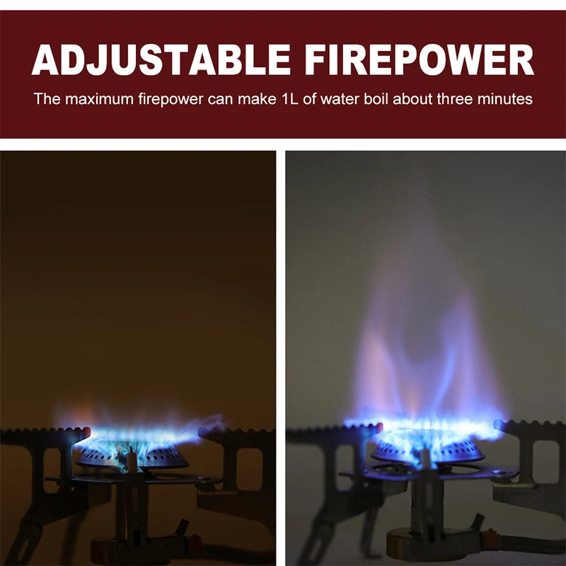 Camping Gas Stove Outdoor Burner with Ignition