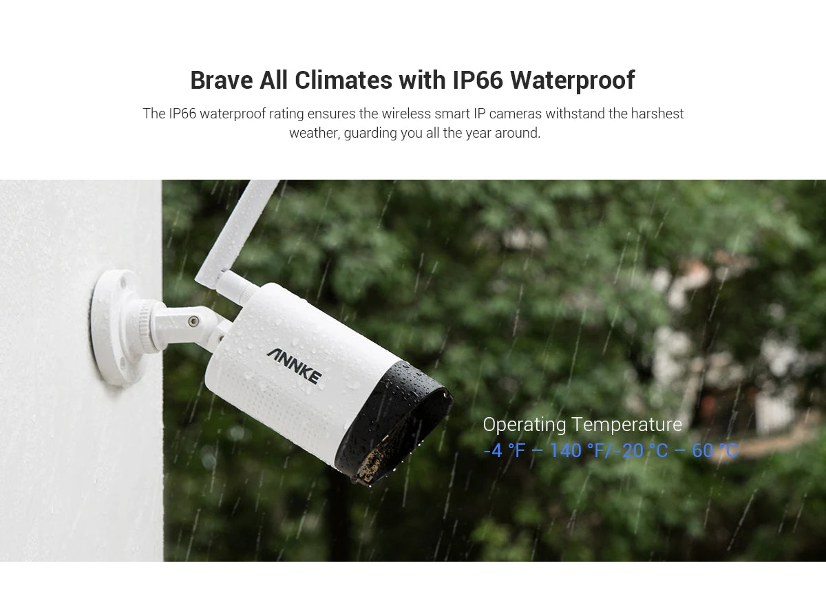 FHD 3MP IP Weatherproof Bullet Security Camera System
