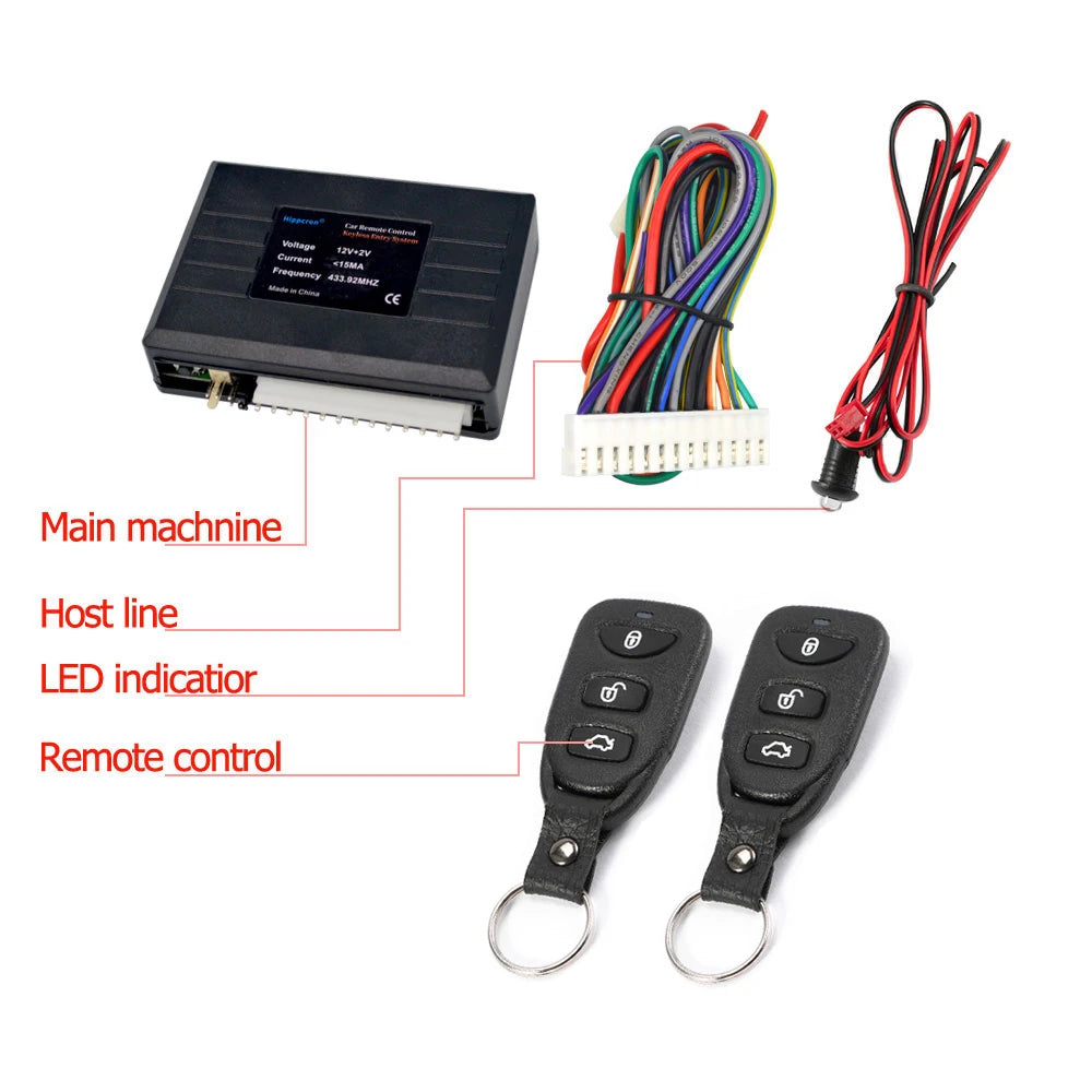 Universal Car Alarm Systems Auto Remote Central Kit Door Lock Keyless APP With Remote Contr Entry System Central Locking 