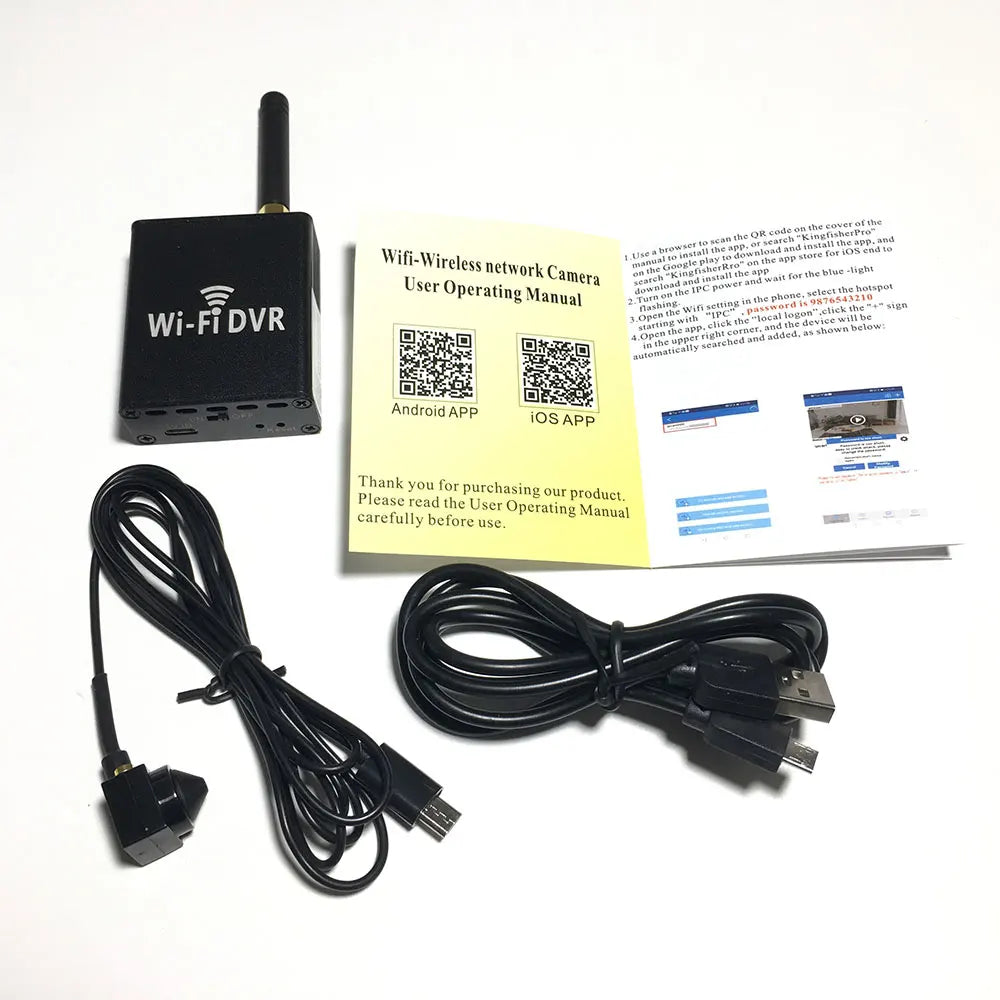 Kit telecamera Mini DVR wifi 1080p Registratore di videosorveglianza integrato in batteria P2P Home Indoor Wireless RTSP Audio Mini telecamera DVR