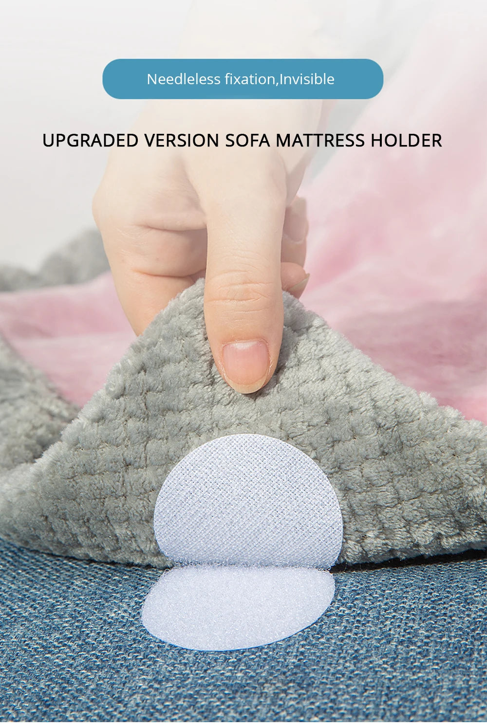 10pcs 6CM Bed Sheet Mattress Holder Sofa Cushion Blankets Fixing Slip-resistant Universal Patch Home Grippers Clip Holder 