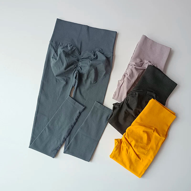 High Waist Yoga Leggings Women Seamless Push Up Sport Leggings Fitness Running Hip Lift Yoga Pants Highly Elastic Gym leggings 