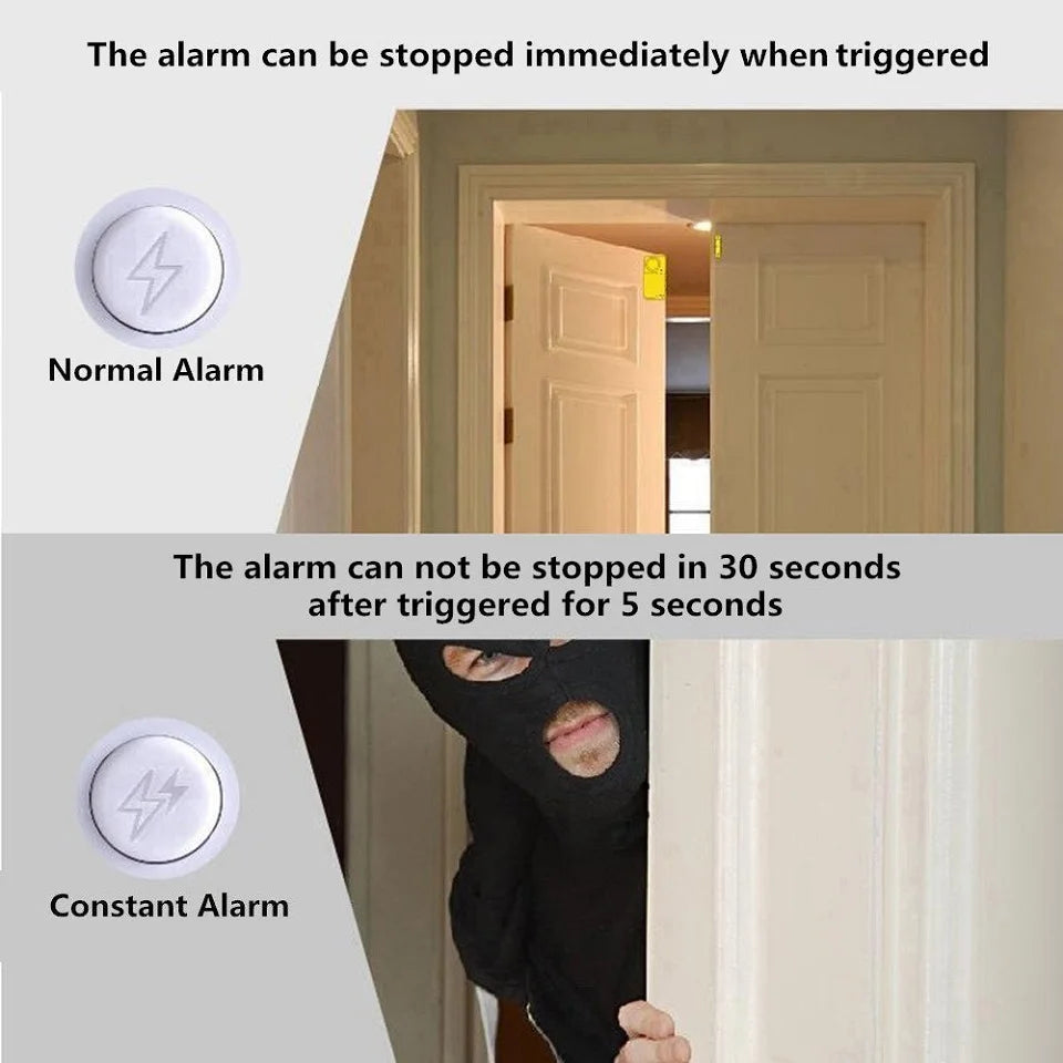 Alarme magnétique porte et fenêtre avec mode retard
