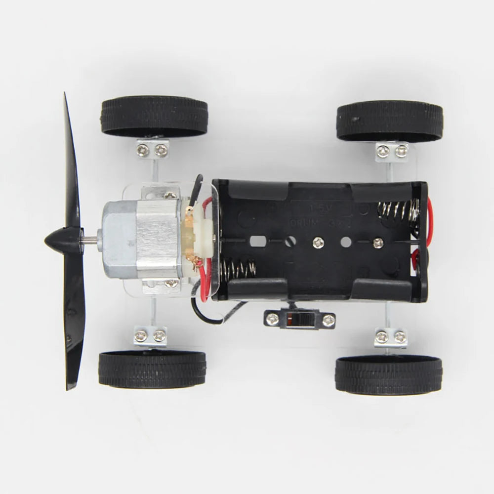  مجموعة إلكترونية للطاقة Wind Power DIY لعبة تعليمية علمية للأطفال تجربة ابتكار مدرسة لعبة