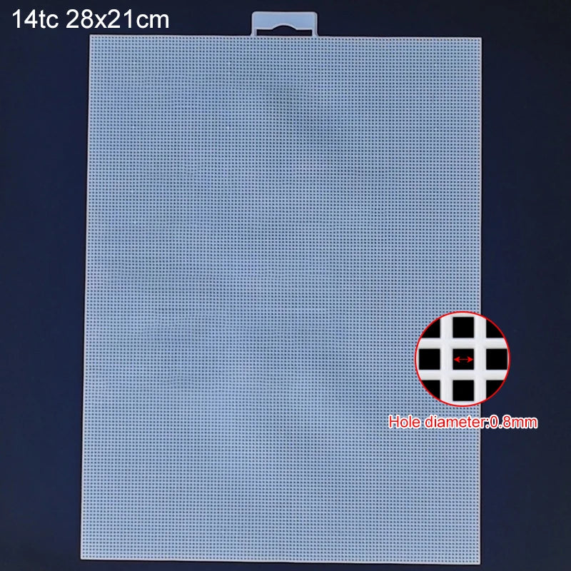 PE Plastic Mesh Canvas Sheet, Size and Grid Options