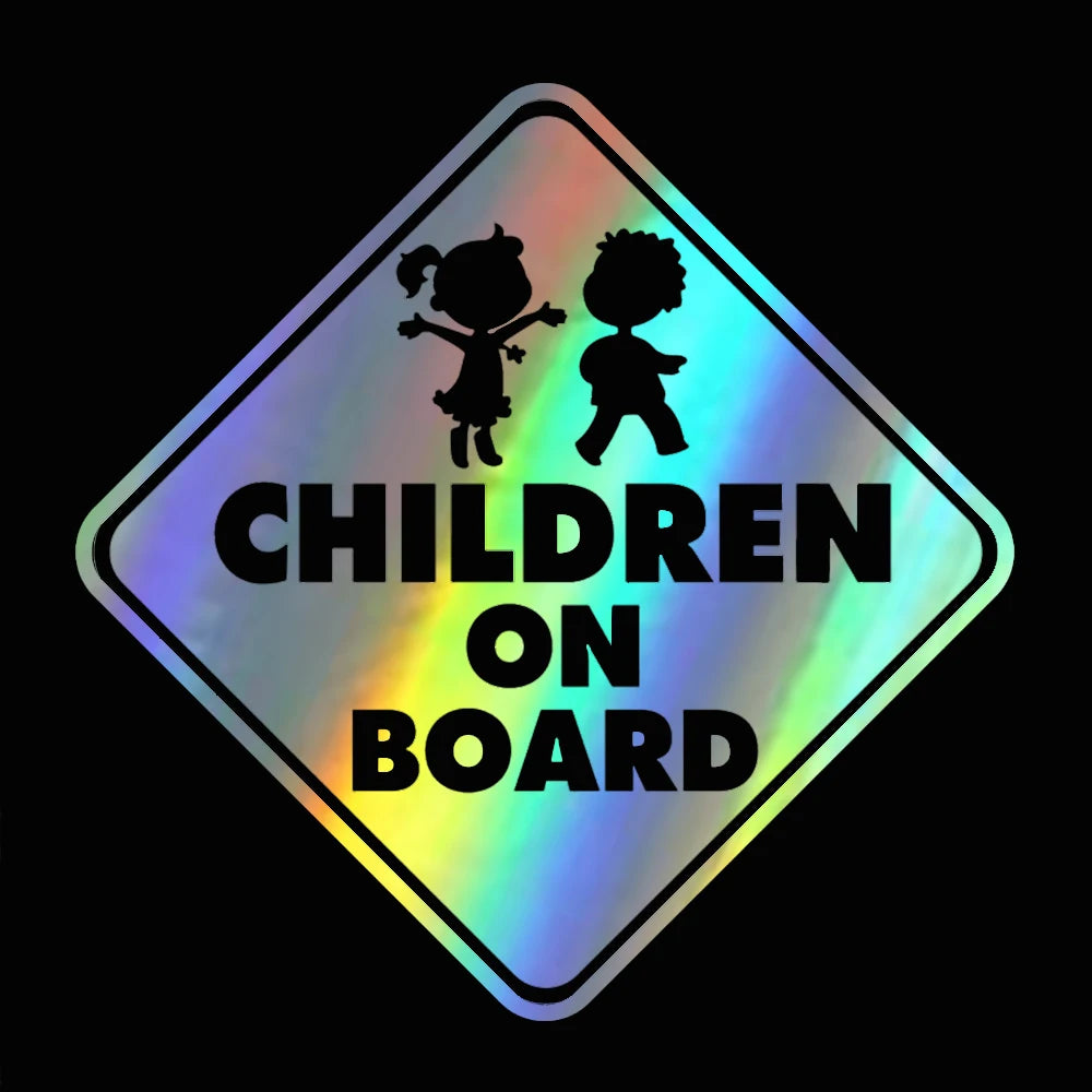 Children on Board Car Decal – Diamond Design