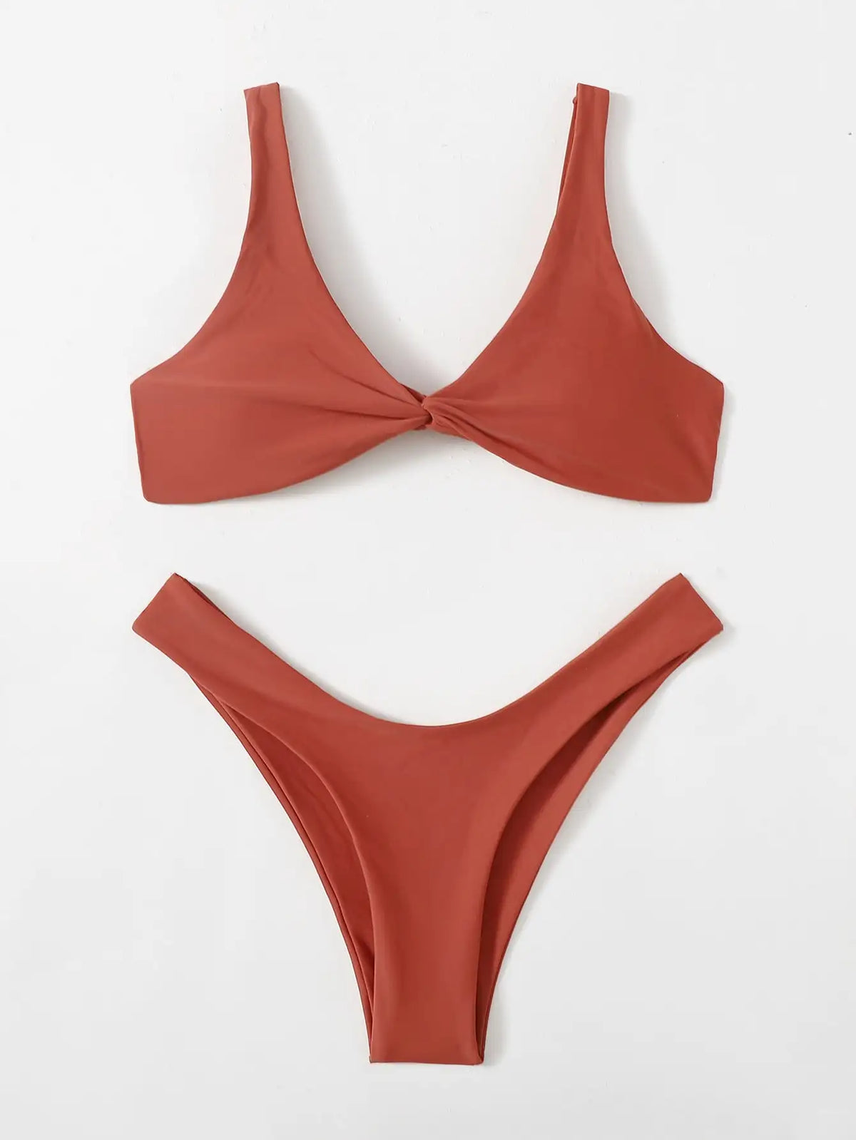 Ensemble de bikini rembourré à nouer pour femme