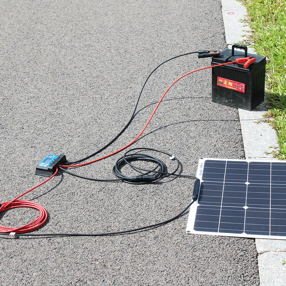 100W гъвкав монокристален соларен панел 12V/24V