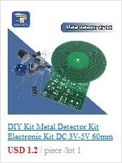 3-5V DIY Metal Detector Electronics Kit