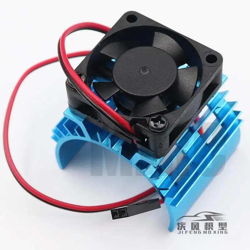 RC Parts Electric Car Brushless Motor Heatsink Cover Cooling Fan For 1:10 HSP Remote Control Cars 540 550 3650 Motor Heat Sink