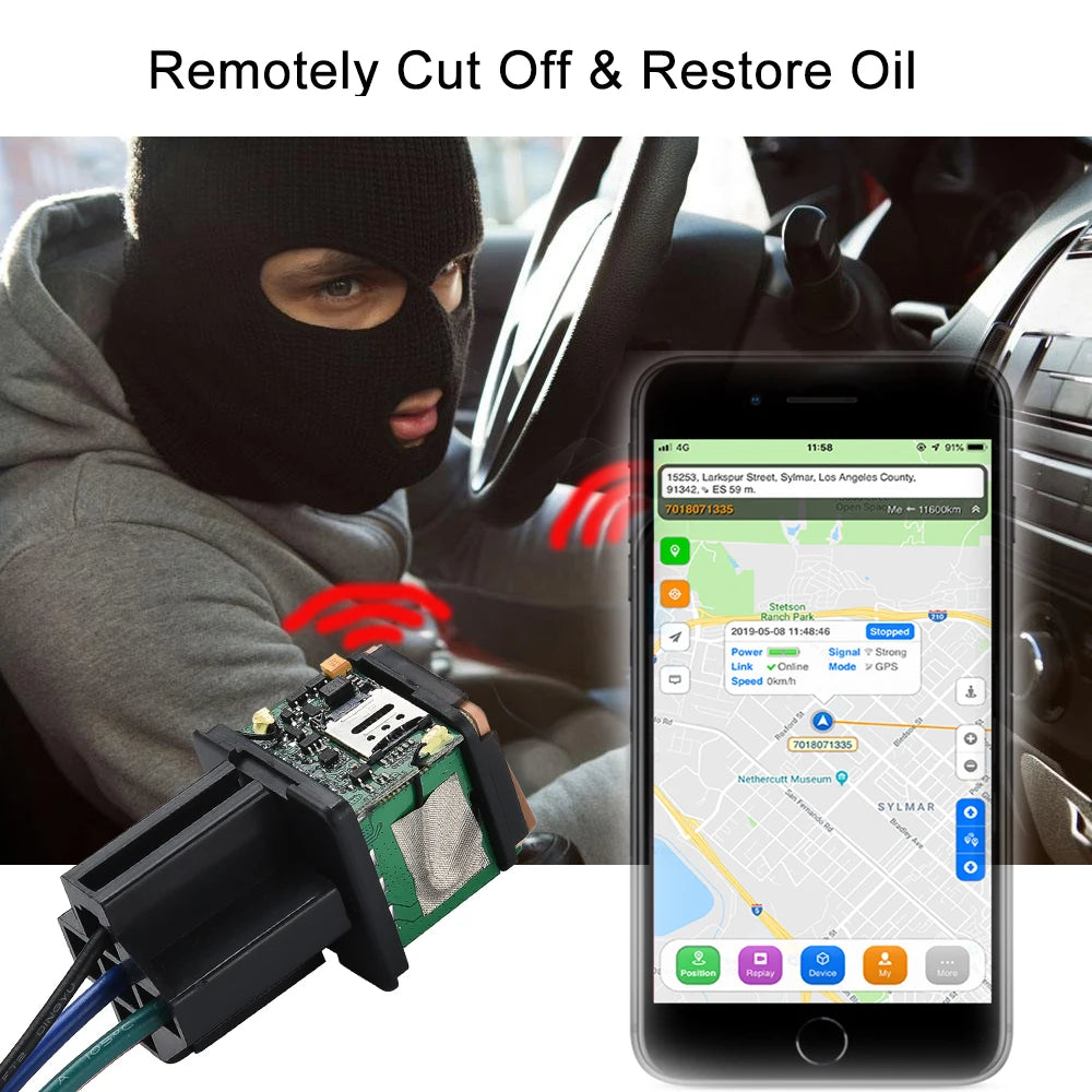 Car GPS Tracker ST-907 Remote Control Anti-theft Monitoring