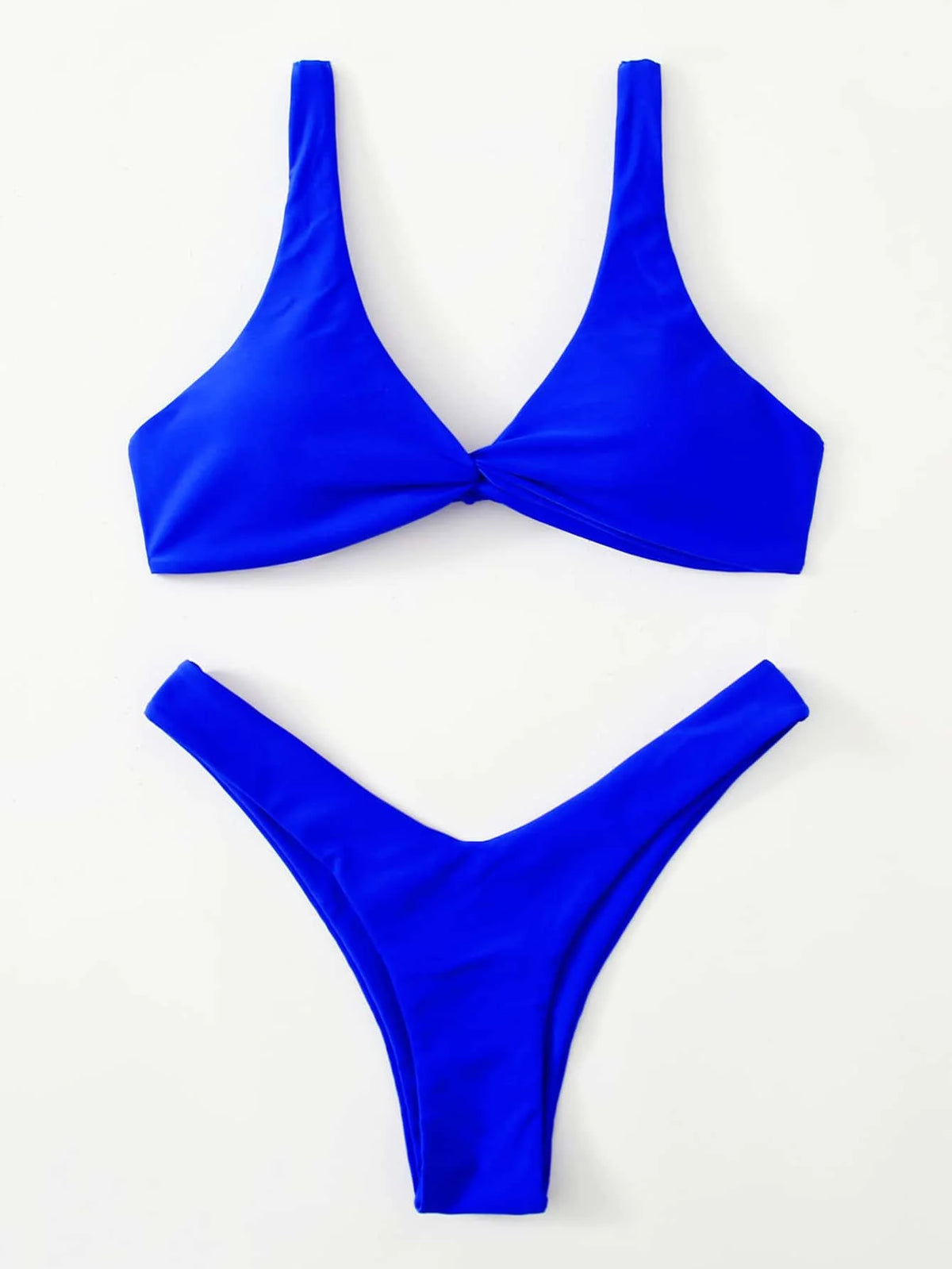 Ensemble de bikini rembourré à nouer pour femme